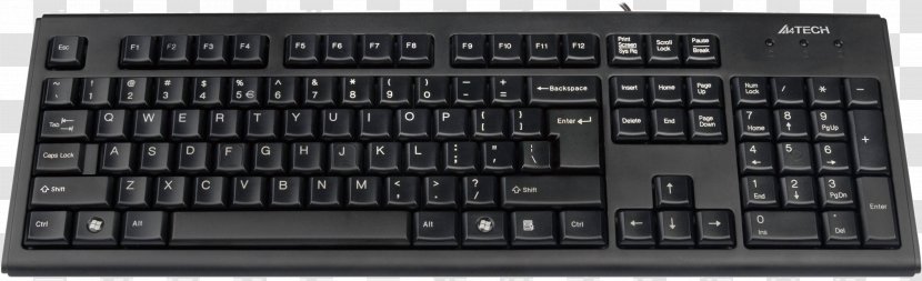 Computer Keyboard PlayStation 2 Mouse A4Tech QWERTY Transparent PNG