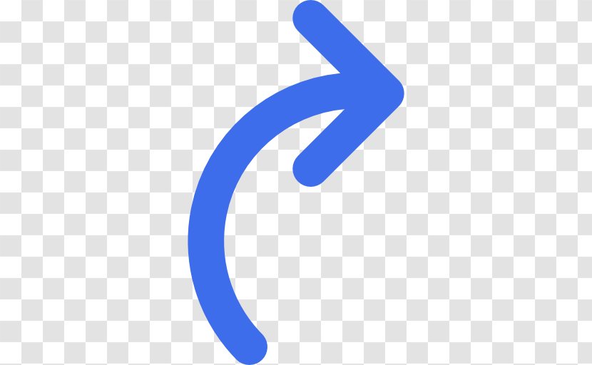 Arrow Curve - Symbol - Rounded Transparent PNG