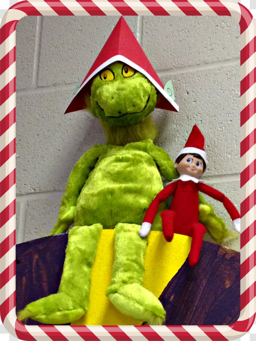 The Elf On Shelf Grinch Library Makerspace Transparent PNG