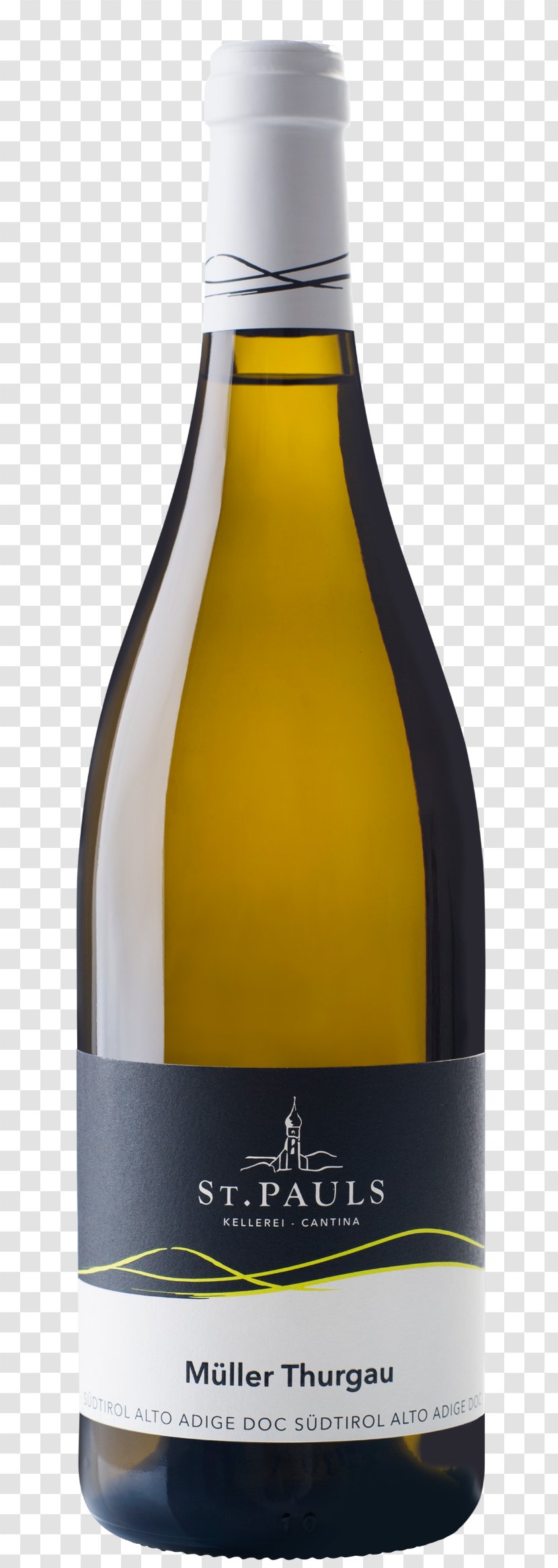 Sauvignon Blanc White Wine San Paolo Pinot Noir - Bottle Transparent PNG