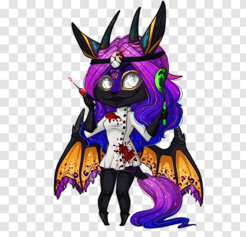 Horse Illustration Demon Mammal Cartoon - Mythical Creature Transparent PNG