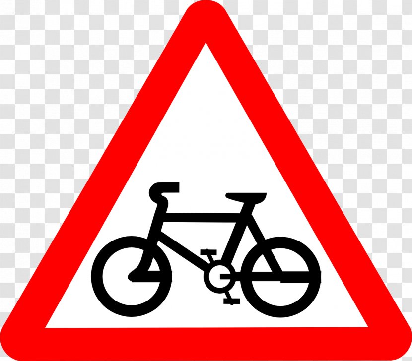Bicycle Traffic Sign Cycling Segregated Cycle Facilities - Signs Regulations And General Directions Transparent PNG