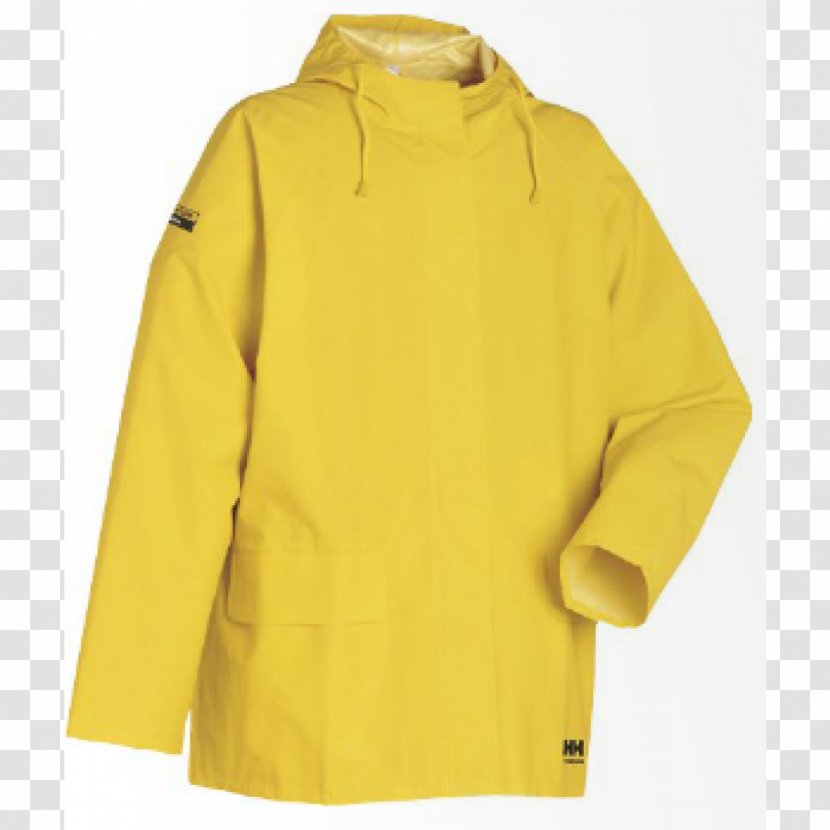 Raincoat Jacket Clothing Helly Hansen - Yellow Transparent PNG