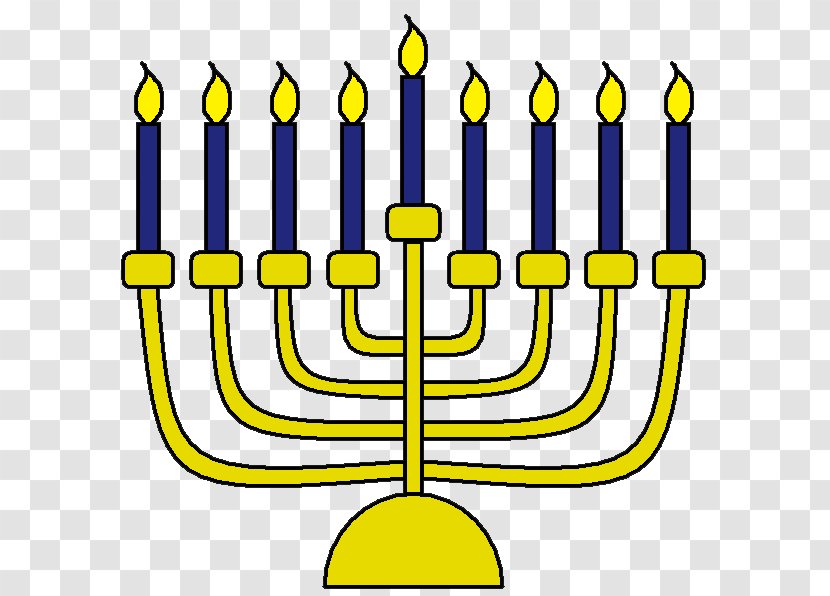 Clip Art Hanukkah Menorah Dreidel Royalty-free - Candle Holder Transparent PNG