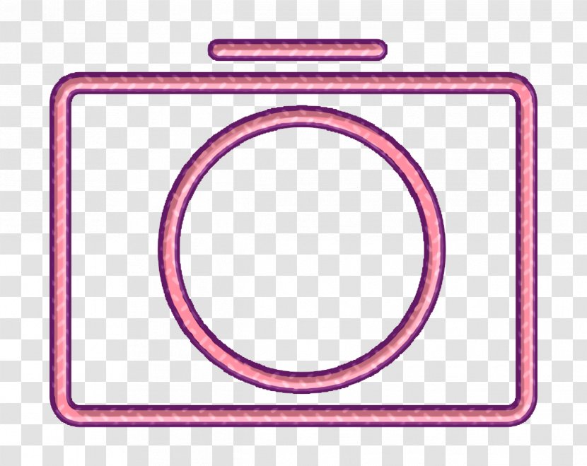 Photograph Icon Photo Camera Essential Set - Rectangle Pink Transparent PNG