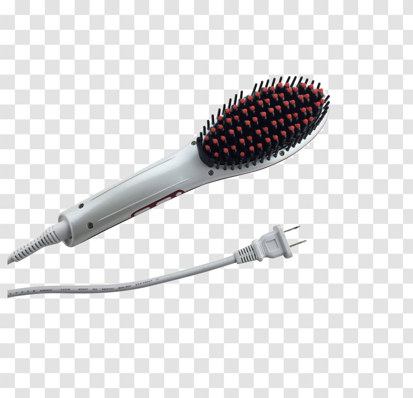 Brush Hair Iron Straightening Comb Transparent PNG