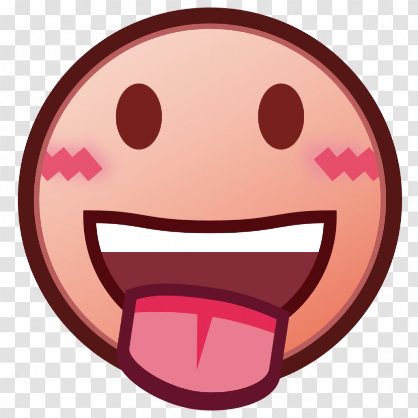 Smiley Emoji Snake VS Bricks Emoticon - Wink Transparent PNG