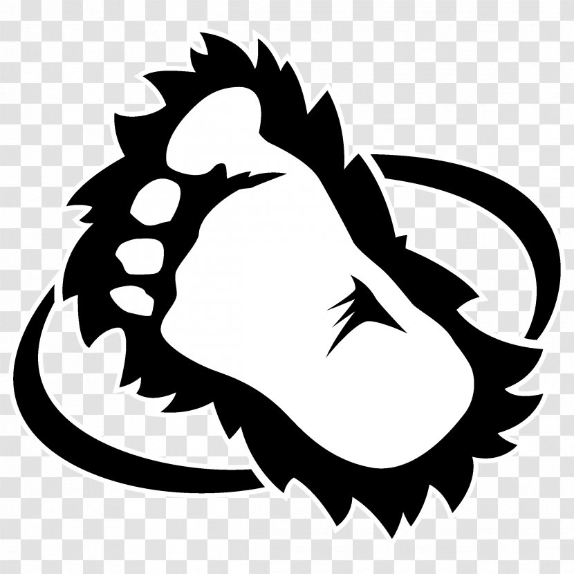 Bigfoot Decal Sticker Logo Clip Art - Yeti - Bandicoot Transparent PNG