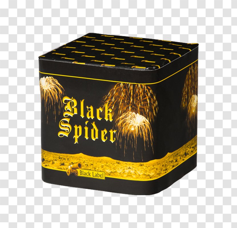 Knalkoning Fireworks Cake Thunderking Firecracker - Black Spider Transparent PNG