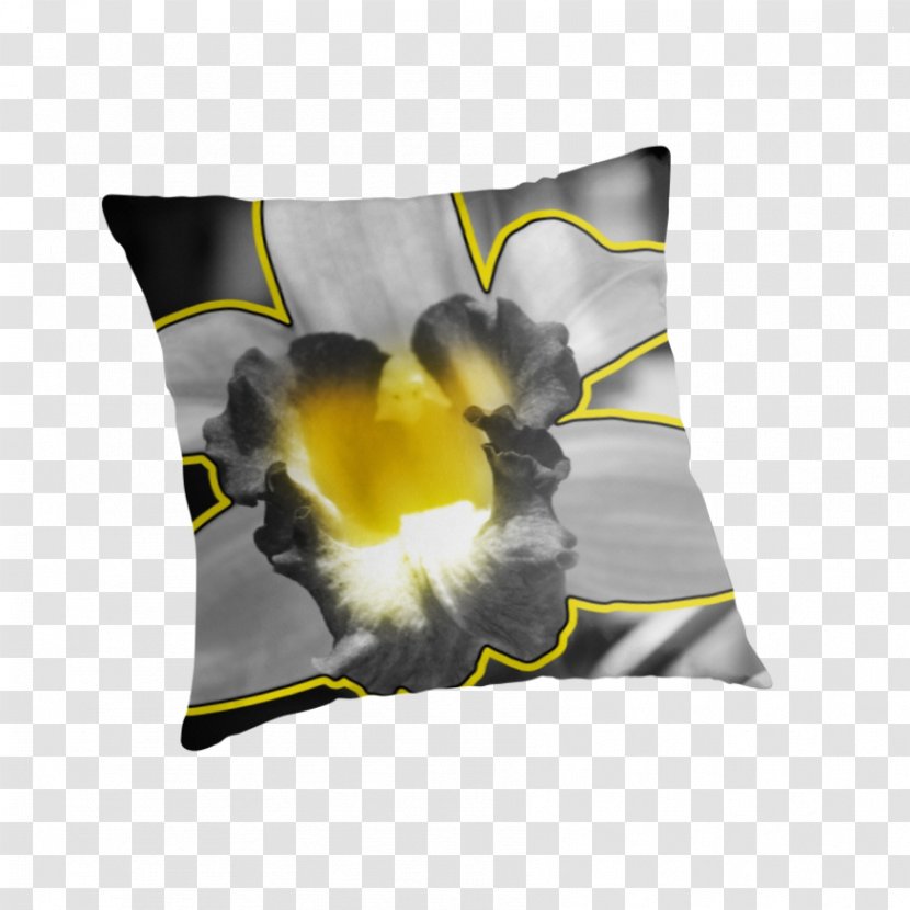 Throw Pillows Cushion Yellow White - Textile - Pillow Transparent PNG