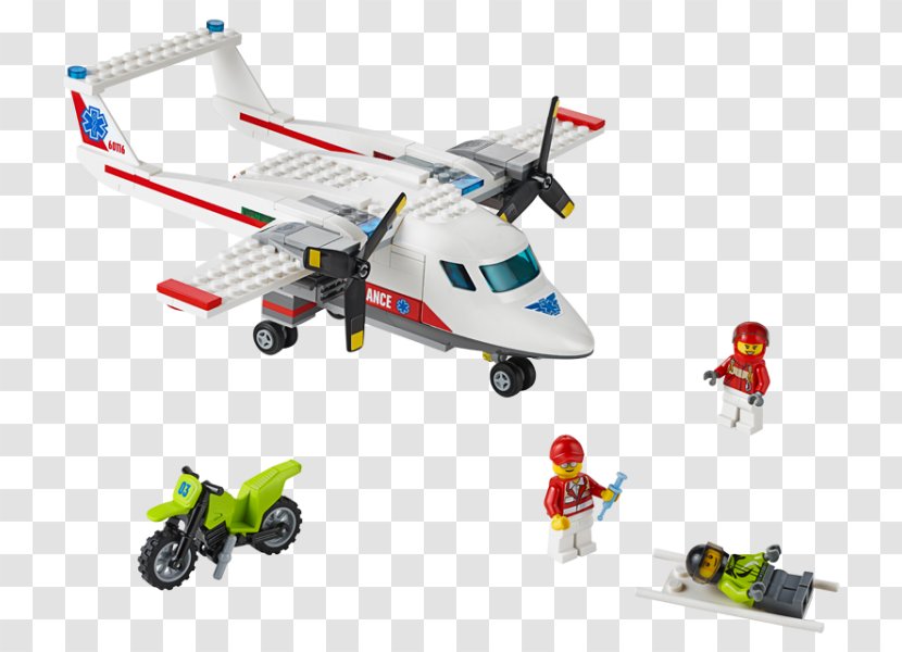Airplane Lego City LEGO 60116 Ambulance Plane - Aircraft Transparent PNG