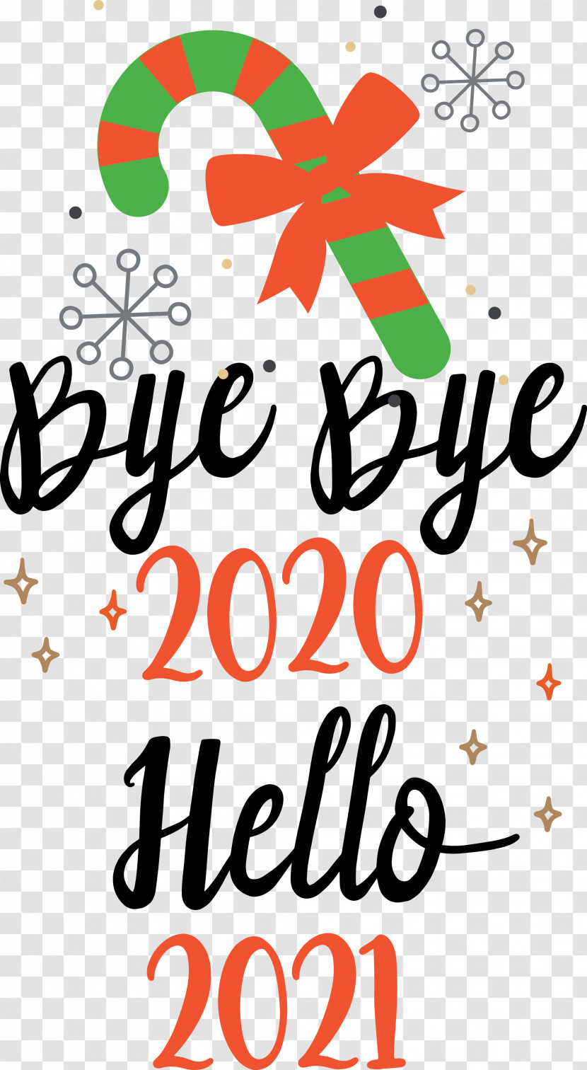 Hello 2021 Year Bye Bye 2020 Year Transparent PNG