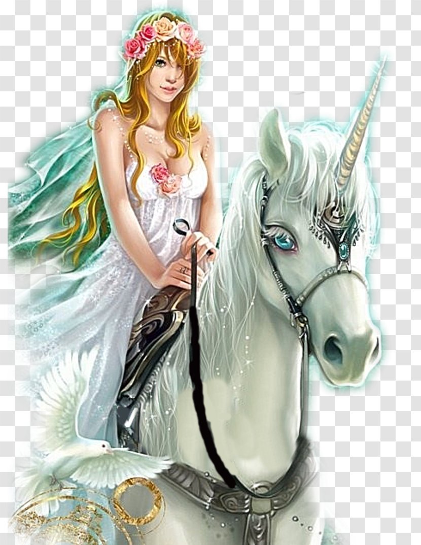 Fairy Artist Painting Unicorn - Tree Transparent PNG