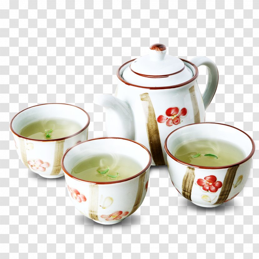 Green Tea Matcha Korean Teapot - Culture - Set Transparent PNG