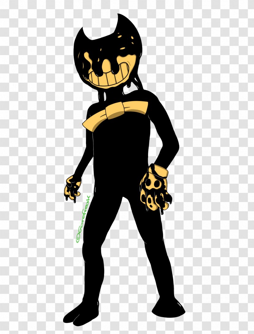 Bendy And The Ink Machine Cat Drawing Fan Art Transparent PNG