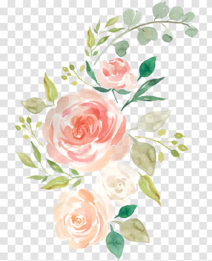 Watercolor Painting Floral Design Flower Rose - Flowers Transparent Transparent PNG