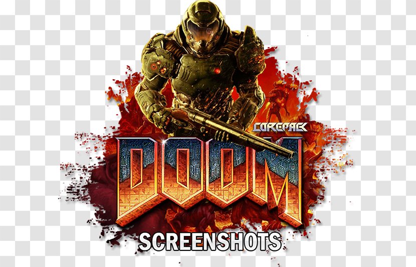 DOOM PC Game Poster Video Logo - Wall Decal - Doom Transparent PNG