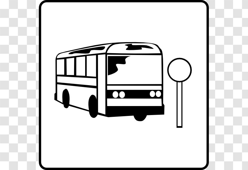 Bus Stop Clip Art - Symbol - Vector Transparent PNG