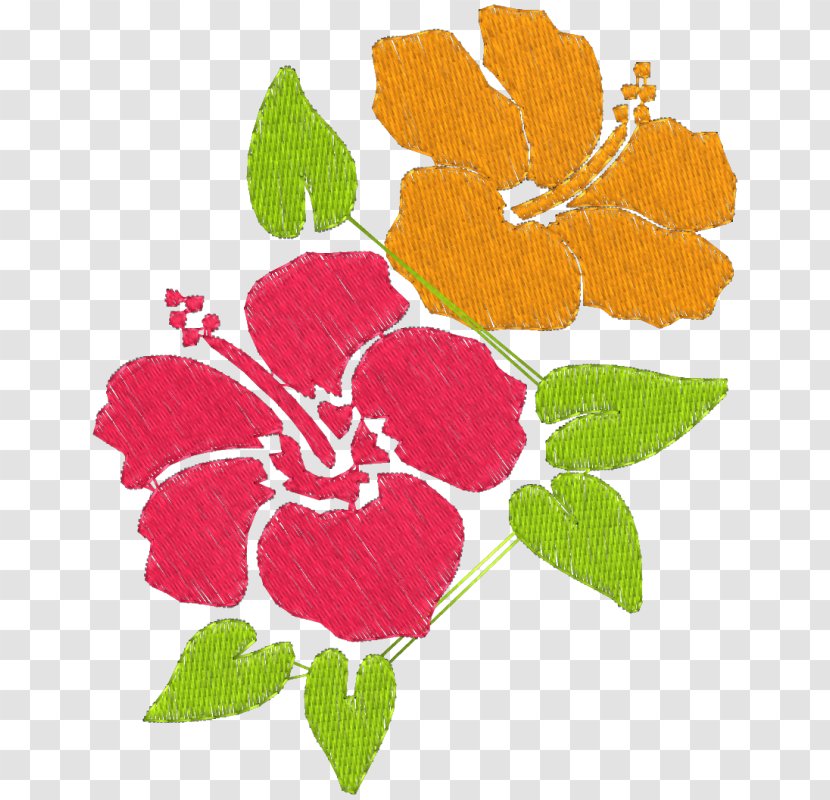 Paper Stencil Painting Textile Embroidery - Floral Design - Flor Transparent PNG