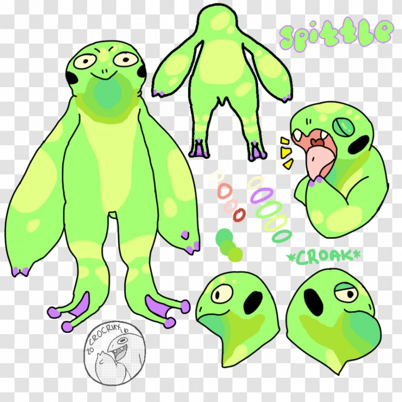 Toad Frog Green Cartoon Clip Art - Vertebrate Transparent PNG