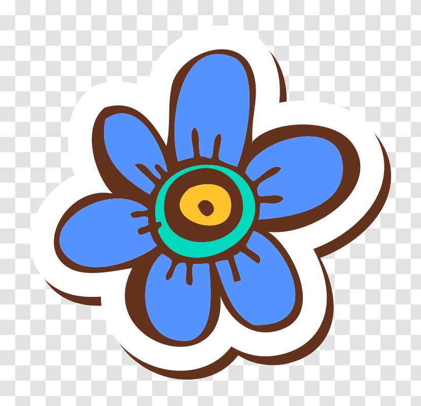 Clip Art Product Symmetry Cut Flowers - Cartoon Flower Free Transparent PNG