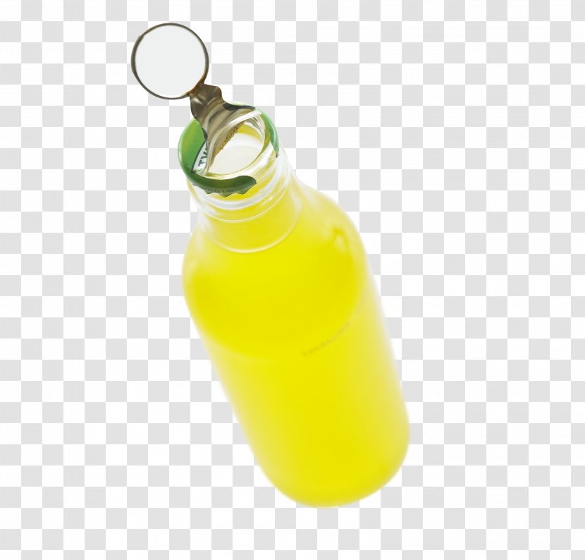 Water Bottle Yellow Transparent PNG