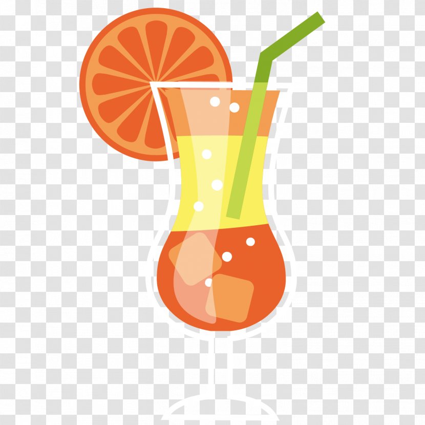 Soft Drink Orange Juice - Food - Vector Summer Lemon Cold Transparent PNG