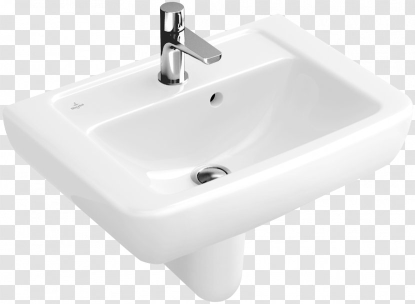 Sink Ceramic Bathroom Villeroy & Boch Tap Transparent PNG