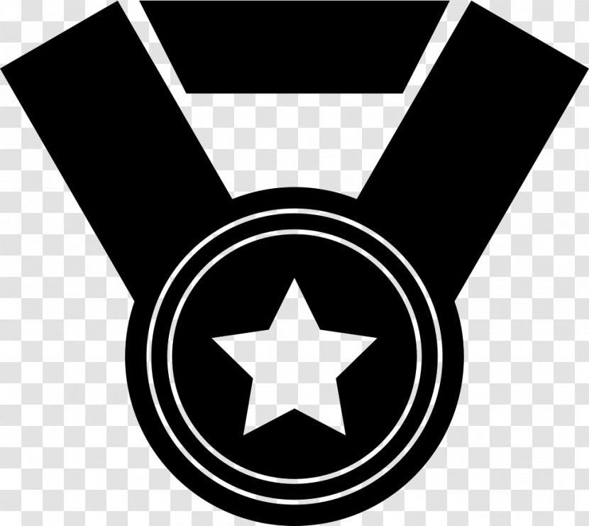 Medal Black - Brand - Silhouette Transparent PNG