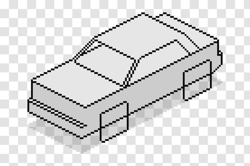 Car Pixel Art Angle - Material Transparent PNG