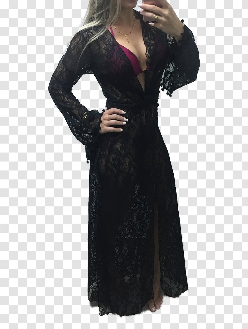 Little Black Dress Velvet Gown - Day - Tang Transparent PNG