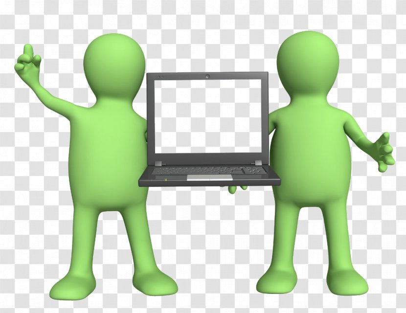 Stock Illustration Photography Animation - Two People Holding Computer Transparent PNG