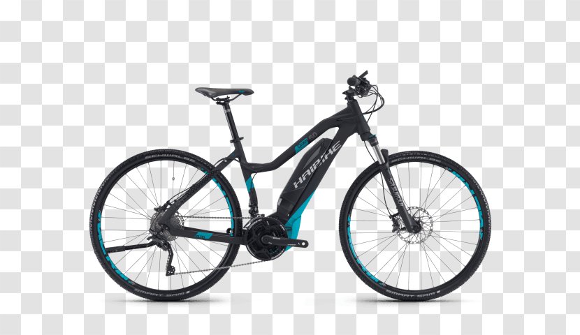 HAIBIKE Sduro Trekking 5.0 E-trekkingcykel Sort Electric Bicycle Cross 4.0 E-crossbike - Cyclocross - Ladies Bike Transparent PNG