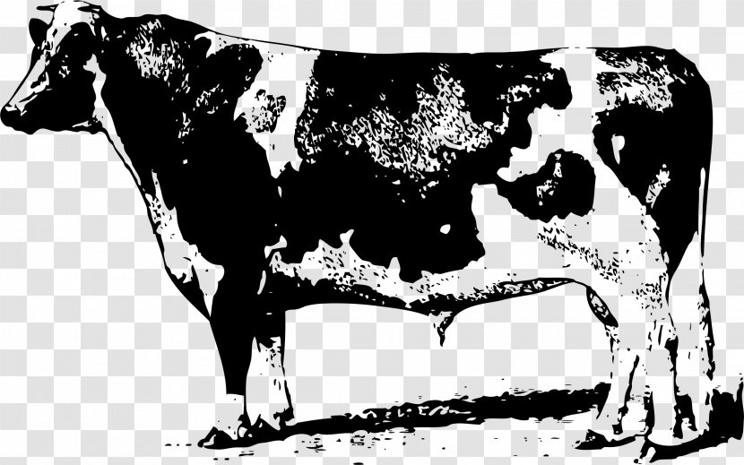 Cattle Clip Art - Monochrome Photography - Cow Transparent PNG