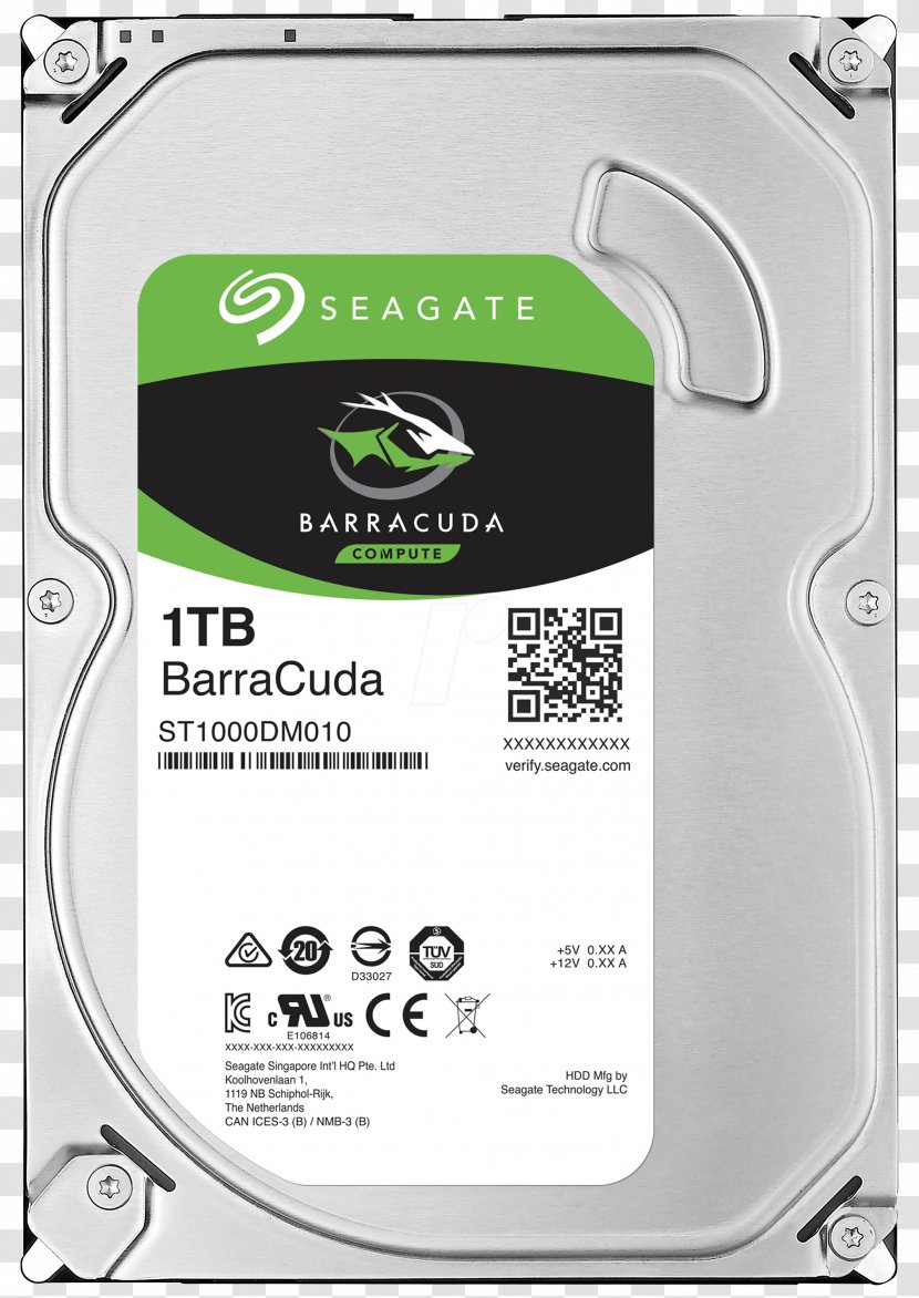 Hard Drives Serial ATA Seagate Technology Barracuda Data Storage - Disk - Brand Transparent PNG