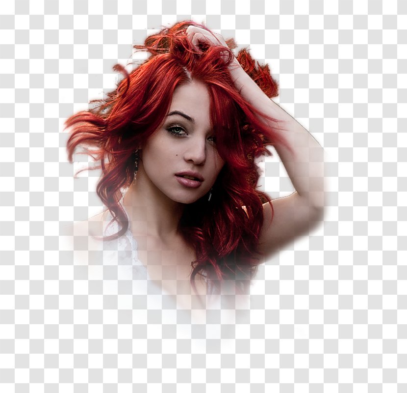 Red Hair Human Color - Cosmetics Transparent PNG