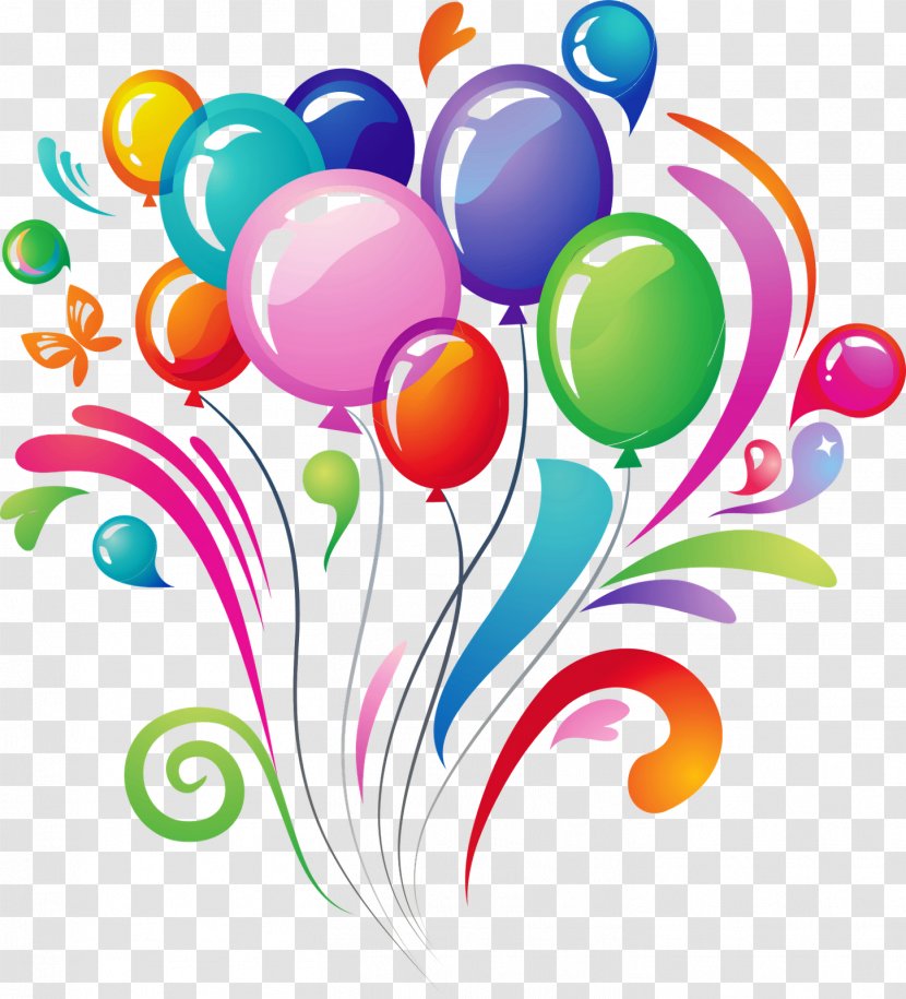 Happy Birthday Cake Clip Art - Balloon - Birtday Transparent PNG