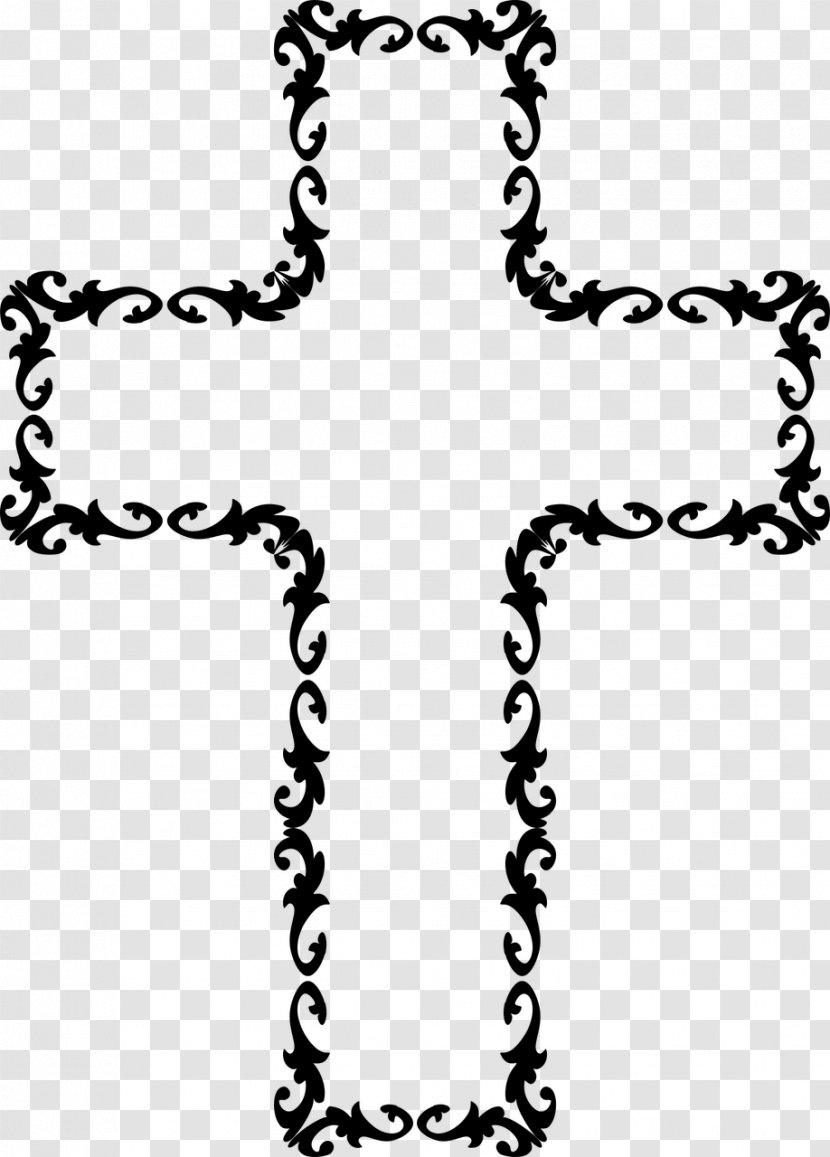 Download Clip Art - Body Jewelry - Christian Cross Transparent PNG