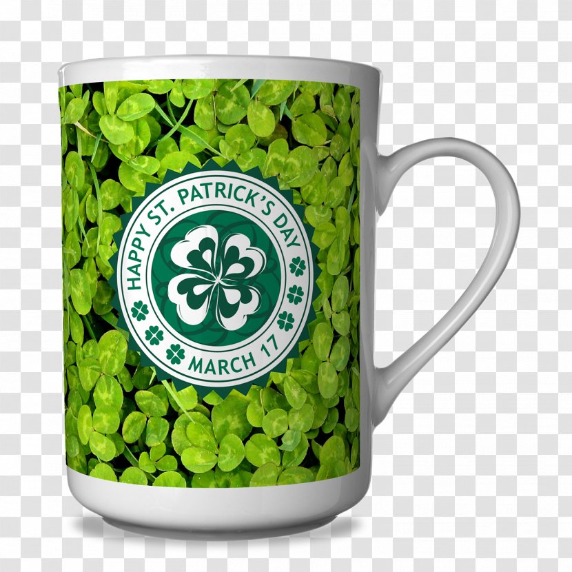 Coffee Cup Mug Saint Patrick's Day Teacup - Personalization Transparent PNG