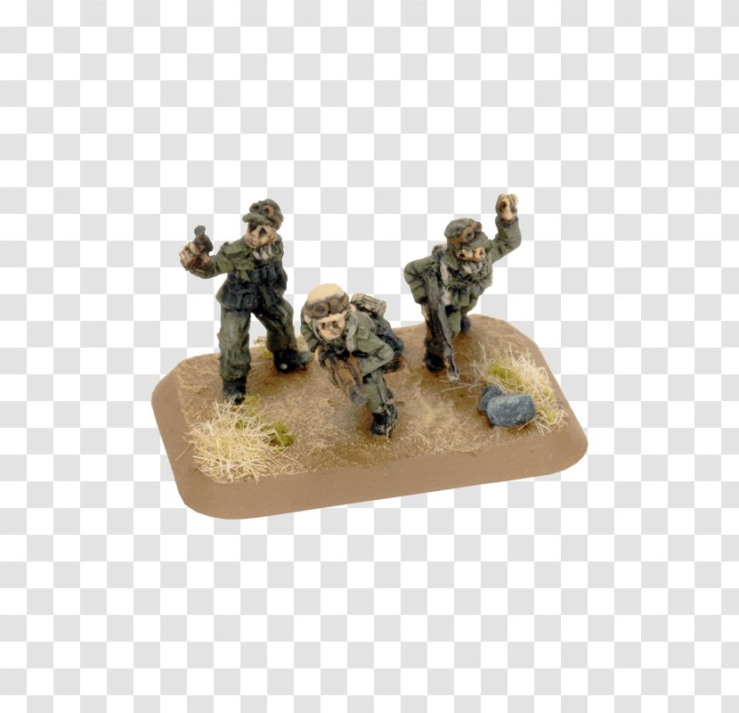 Infantry Grenadier Figurine - Miniature - Afrika Korps Transparent PNG