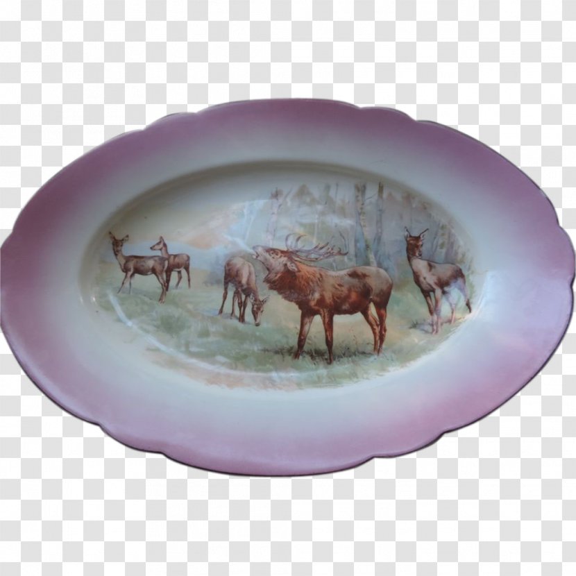 Oval M Porcelain - Antique Meat Platters Transparent PNG