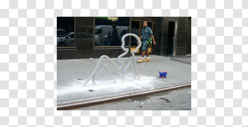 Perth Bicycle Parking Rack Plastic Single Track - Furniture - FIGURA HUMANA Transparent PNG