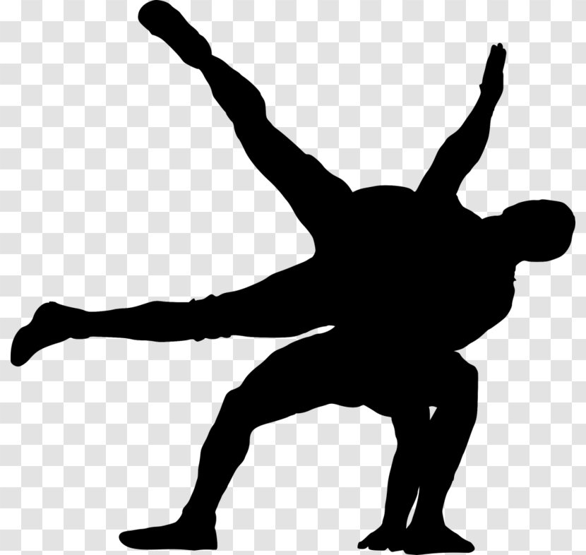 Dancer Silhouette - Athletic Dance Move - Happy Transparent PNG