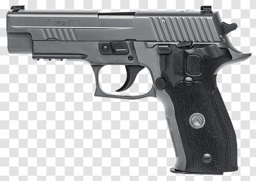 SIG Sauer P226 9×19mm Parabellum Firearm Sig Holding - Safety - Handgun Transparent PNG
