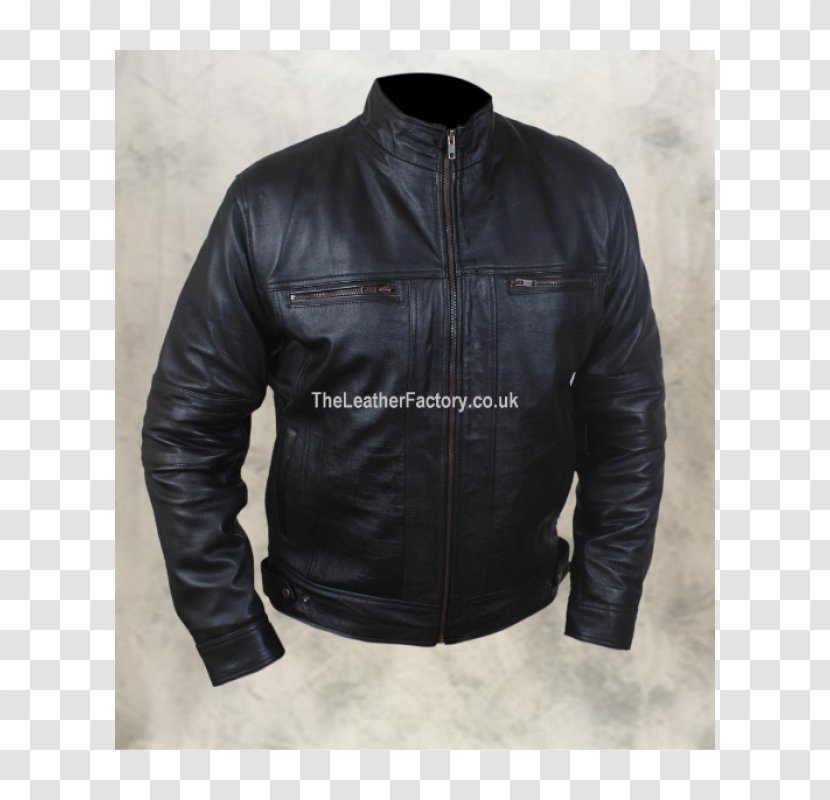 Leather Jacket Sheepskin Zipper - Fashion Transparent PNG