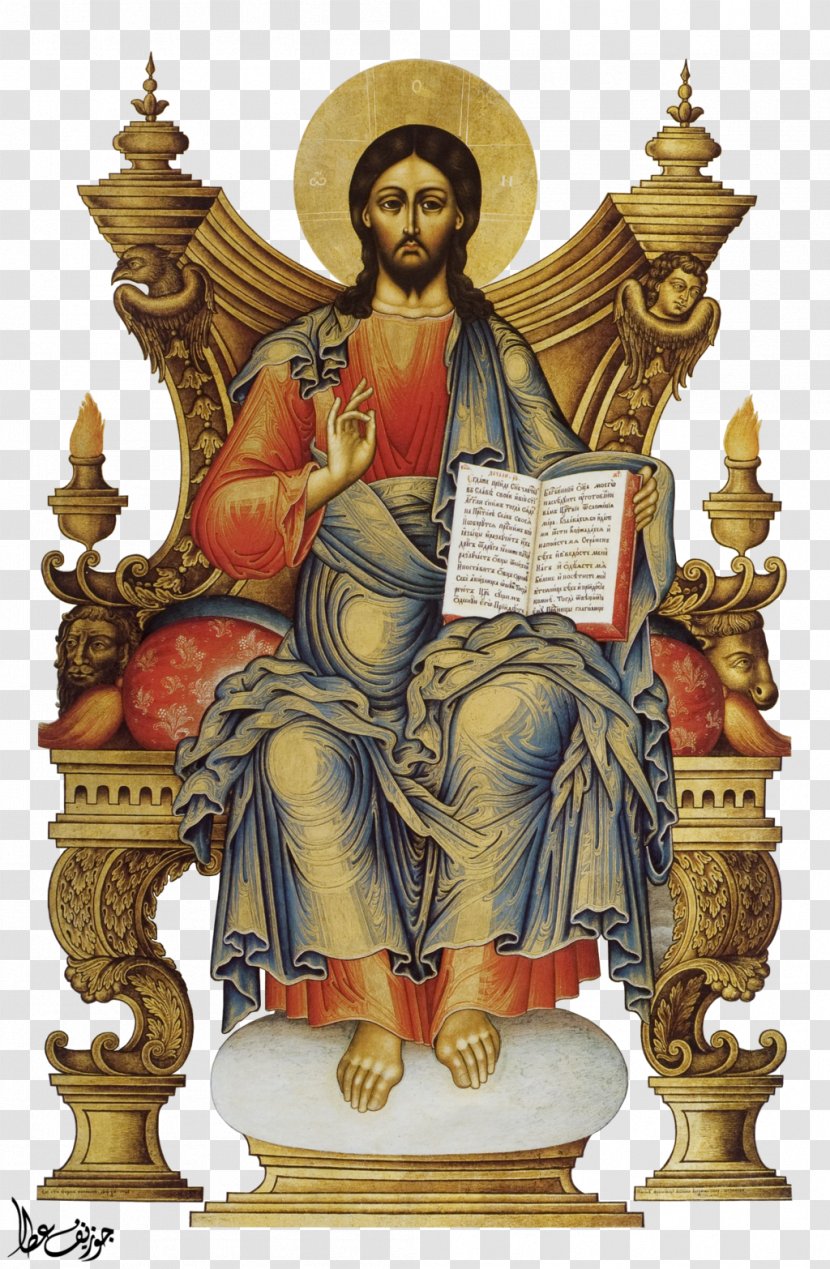 Christ Pantocrator Russian Icons Eastern Orthodox Church Christianity Icon - Jesus Transparent PNG