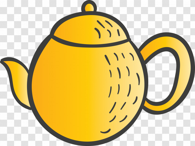 Teapot Kettle Tennessee Yellow Smiley Transparent PNG