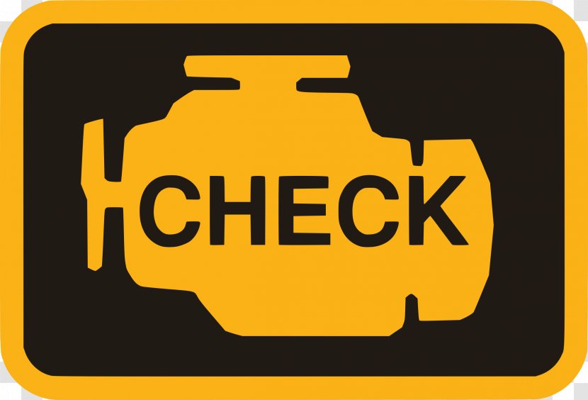 Car Check Engine Light Motor Vehicle Service Automobile Repair Shop On-board Diagnostics - Emissions Control - Speedometer Clipart Transparent PNG