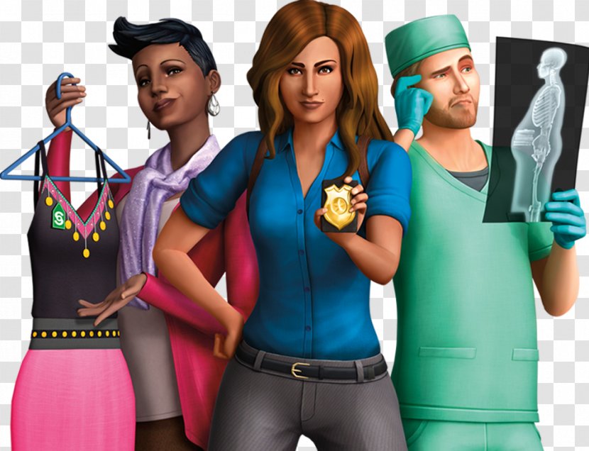 The Sims 4: Get To Work 3 Together Product Key Origin - Pc Game - Electronic Arts Transparent PNG