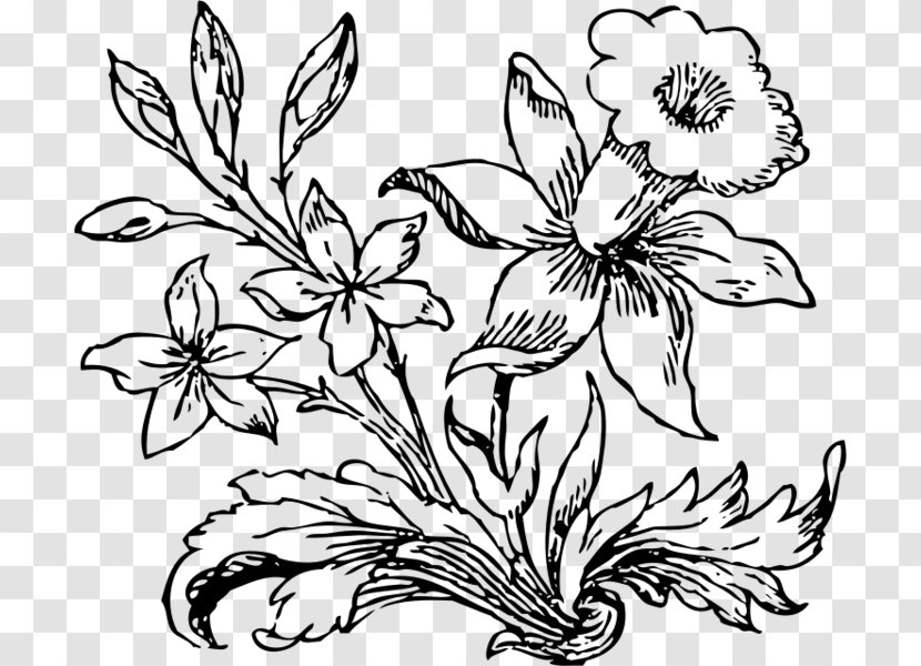 Drawing Clip Art - Food - Floral Design Transparent PNG